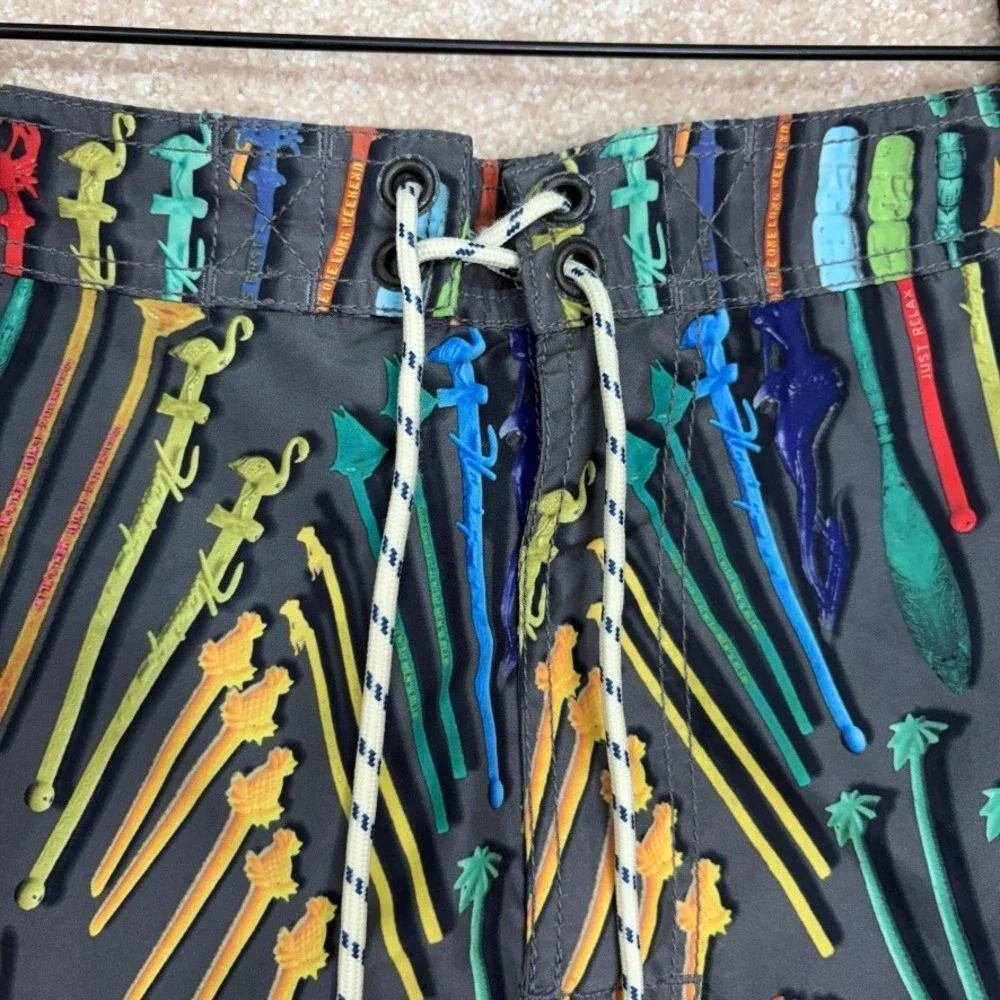 Tommy Bahama Swim Trunks Mens Size‎ XL Tropical Hawaiian Tiki Vacation